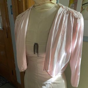 NEW Anthropologie pink shrug cardigan